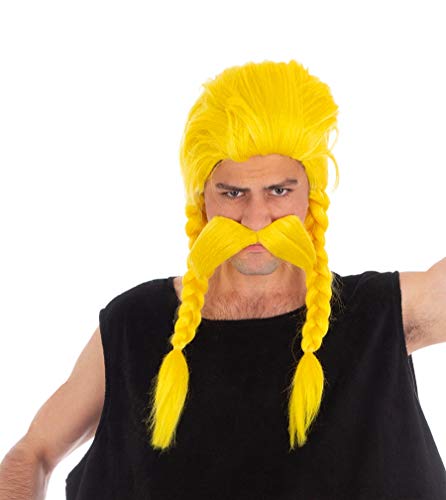 Chaks - Verleihnix Kostümzubehör Set, Perücke und Bart, Asterix und Obelix, Fischer, Accessoires für Karneval, Comic Con Chaks - Verleihnix Kostümzubehör Set, Perücke und Bart, Asterix und Obelix, Fischer, Accessoires für Karneval, Comic Con von Chaks