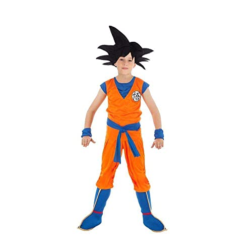 CHAKS Kostüm Goku Saiyan Dragon Ball Z für Kinder – Orange – 5 bis 6 Jahre (116 cm) von Chaks