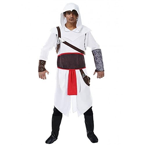 Herren Kostüm Assassins Creed Altair Deluxe Gr. M-XL weiß Fasching Karneval (L) von Chaks