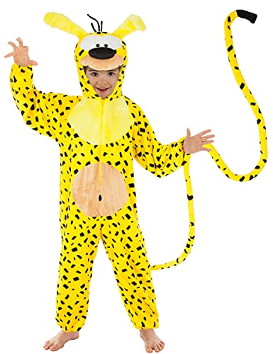 Marsupilami Tierkostüm für Kinder gelb-schwarz - Gelb von Chaks