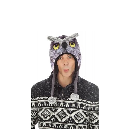 Mütze Eule Uhu Vogel Eulenmütze Wintermütze Mütze Eule Uhu Vogel Eulenmütze Wintermütze von Chaks