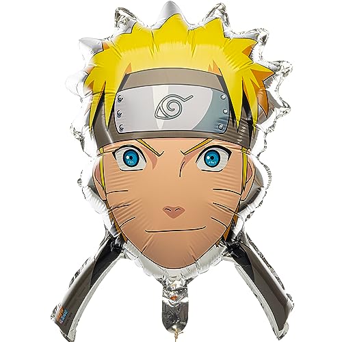 Naruto Folienballon Ballon-Deko Naruto Shippuden Party-Deko Kindergeburtstag Manga Party-Zubehör (Naruto XXL) von Chaks