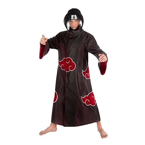 Naruto Itachi Herrenkostüm Lizenz-Verkleidung braun-rot - Bunt von Chaks