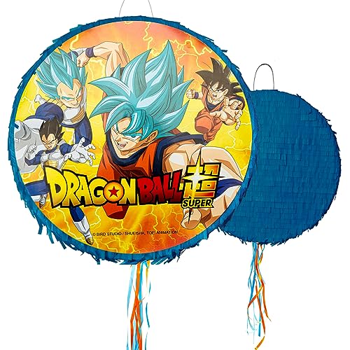 Pinata rund Dragon Ball One Piece Naruto Manga Party-Deko für Kinder Party-Zubehör Kindergeburtstag Party-Spiel (Dragon Ball) von Chaks