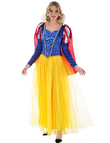 Schneewittchen Kostüm für Damen Snow White | Langes Kleid mit Cape L Schneewittchen Kostüm für Damen Snow White | Langes Kleid mit Cape L von Chaks