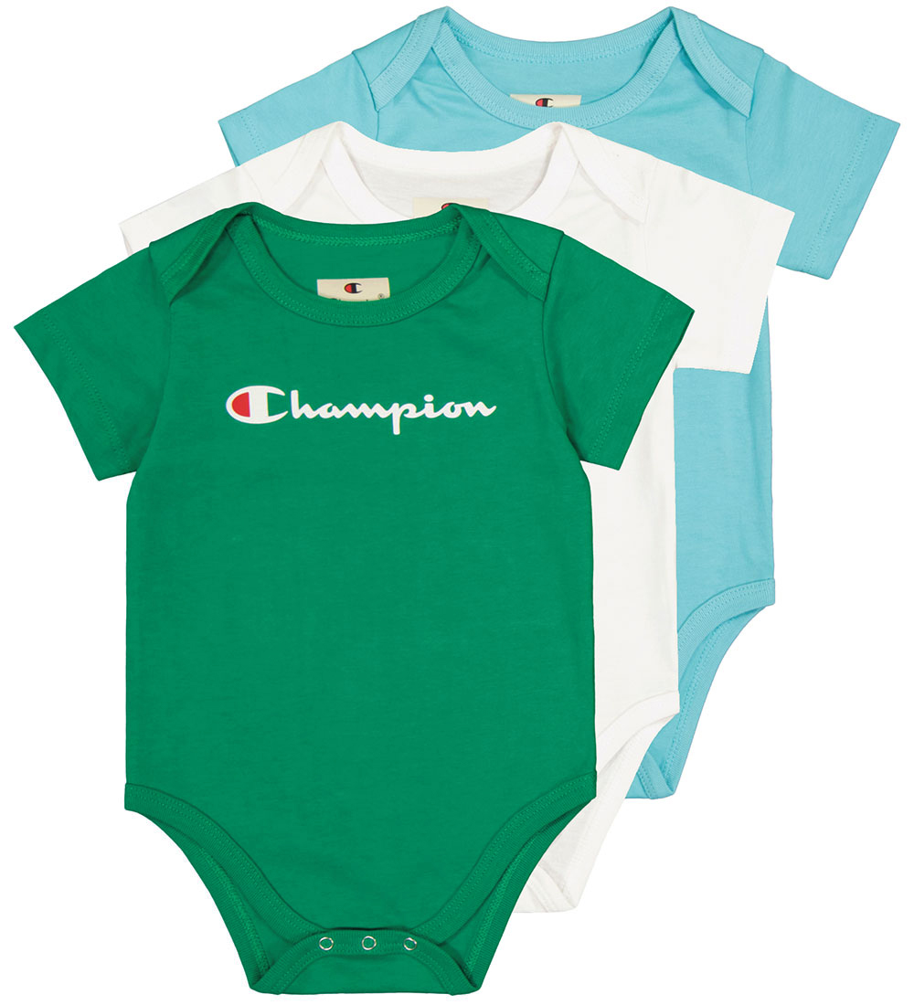 Champion Body k/ä - 3er-Pack - Grün/Blau/Weiß - Champion - 62/68 - Body K/Ä Champion Body k/ä - 3er-Pack - Grün/Blau/Weiß - Champion - 62/68 - Body K/Ä von Champion