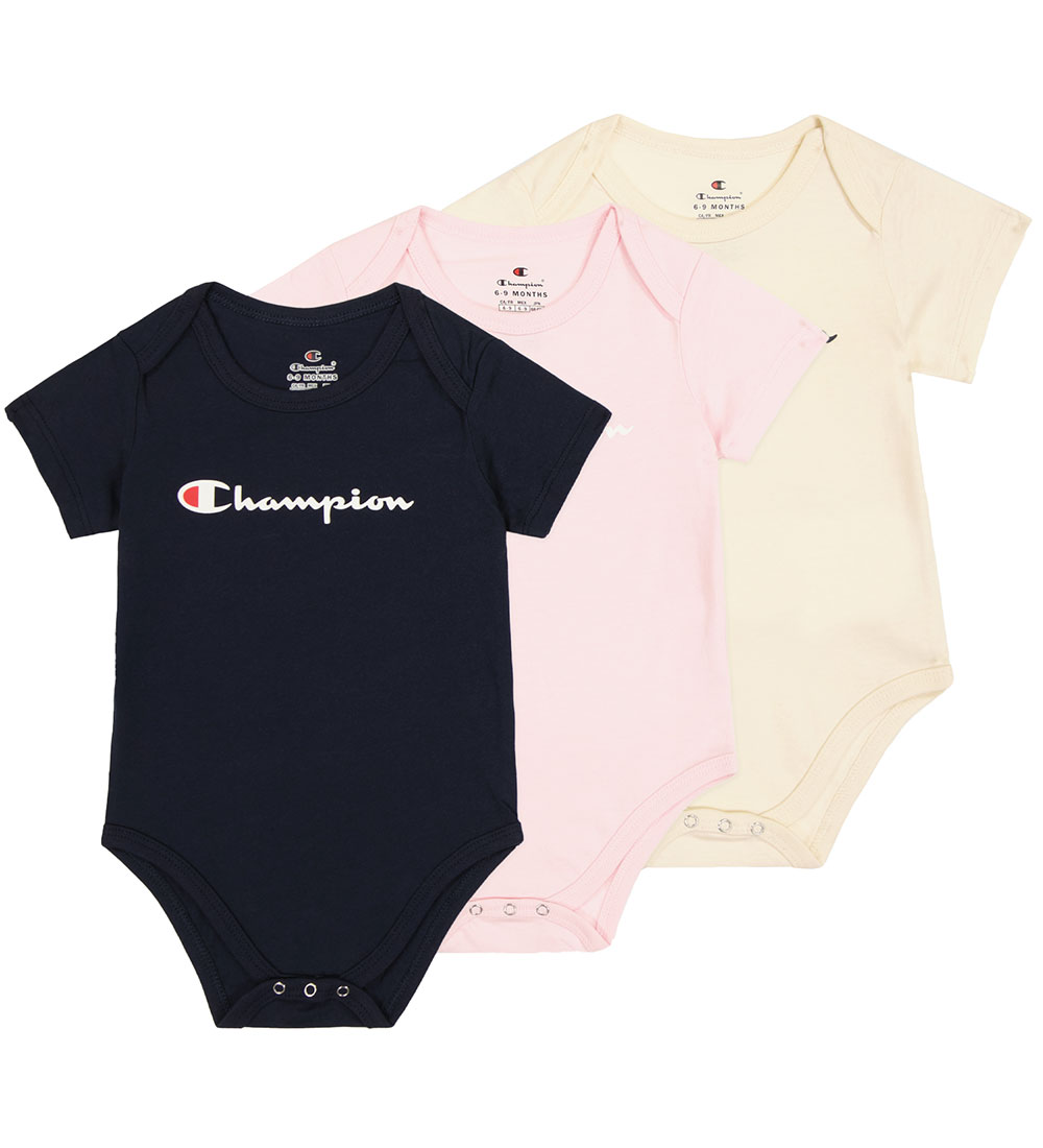 Champion Body k/ä - 3er-Pack - Pink/Navy/Beige - Champion - 62/68 - Body K/Ä Champion Body k/ä - 3er-Pack - Pink/Navy/Beige - Champion - 62/68 - Body K/Ä von Champion