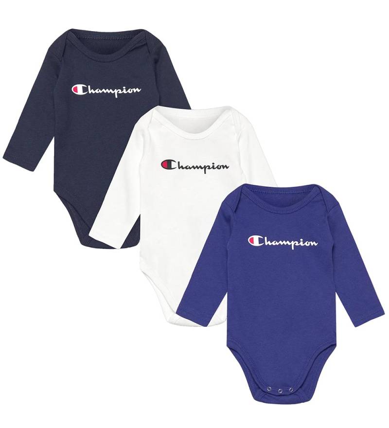 Champion Body l/ä - 3er-Pack - Blau/Weiß/Schwarz - Champion - 74/80 - Body L/Ä Champion Body l/ä - 3er-Pack - Blau/Weiß/Schwarz - Champion - 74/80 - Body L/Ä von Champion