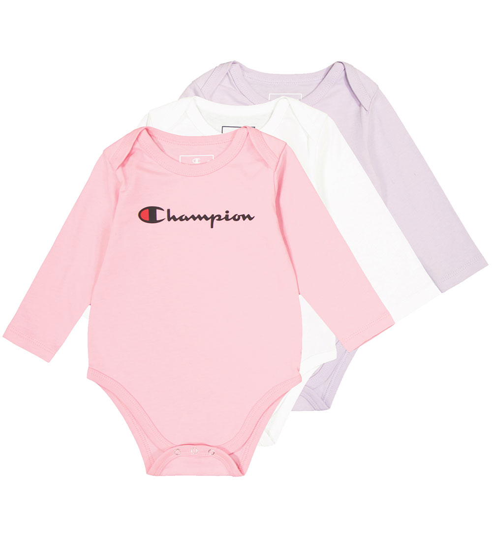 Champion Body l/ä - 3er-Pack - Prisma Pink - Champion - 56/62 - Body L/Ä Champion Body l/ä - 3er-Pack - Prisma Pink - Champion - 56/62 - Body L/Ä von Champion