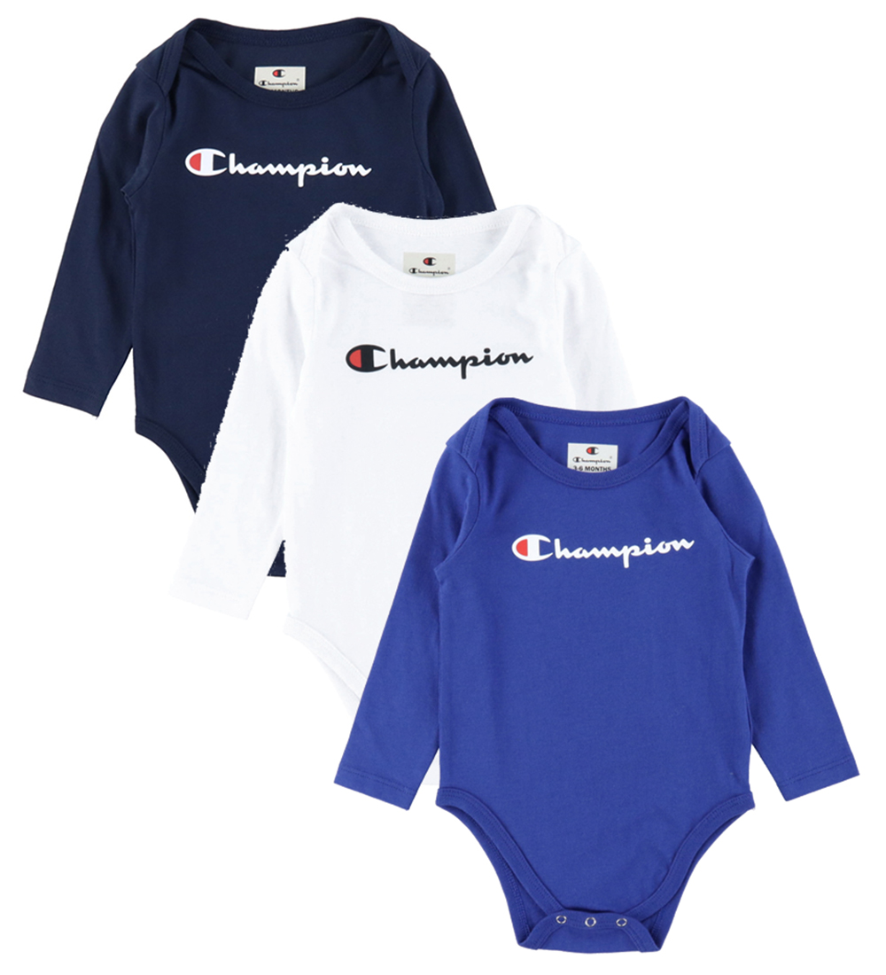 Champion Body l/ä - 3er-Pack - Sky Captain - Champion - 68/74 - Body L/Ä Champion Body l/ä - 3er-Pack - Sky Captain - Champion - 68/74 - Body L/Ä von Champion
