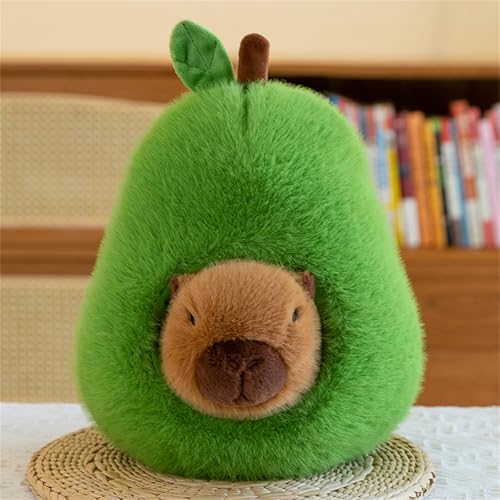 Champracer Capybara PlüSchtier, Avocado Capybara Plüschtier, Simulation Capybara Kuscheltiere, Geschenk für Kinder Mädchen Jungen (45 cm) von Champracer