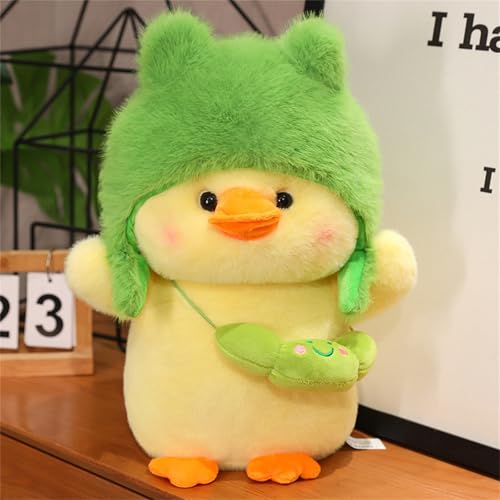 Champracer Ente Plüschtiere, Ente Plüsch Puppe Spielzeug, Superweich Ente Stofftier, Kuscheltier Cartoon Ente, Geschenke für Mädchen und Jungen (24 cm,Gelb) von Champracer