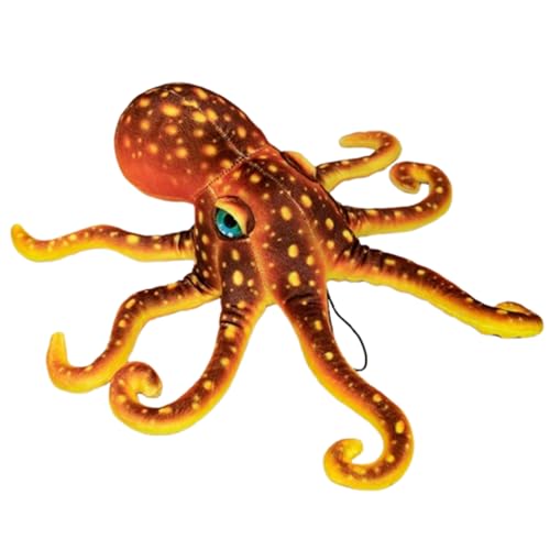 Champracer Oktopus Plüschtiere, Oktopus Kuscheltiere, Kreative Plüschtier Oktopus Kissen, Realistischer Oktopus, Dekoration für Wohnzimmer, Schlafzimmer, Sofa (55 * 17 cm,Dunkel Farbe) von Champracer