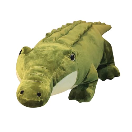 Champracer Plüschtier Krokodil, Kuscheltier Alligator, Weich und Flauschig Plüschtiere, Krokodil Plüsch Kissen, Geschenk für Kinder Jungen Mädchen (90 cm,grüner) von Champracer