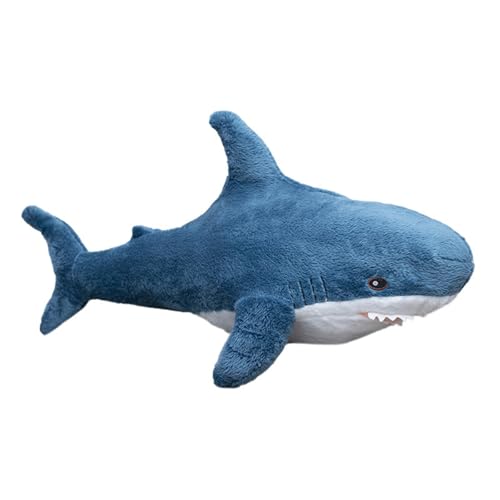 Champracer Wal Hai Plüschtier, Weiches Hai Plüschtier, Kuscheliges Blauhai Stofftierspielzeug, Riesen Kuscheltier, Geschenk für Halloween Weihnachten Geburtstag (40 cm,blau) von Champracer