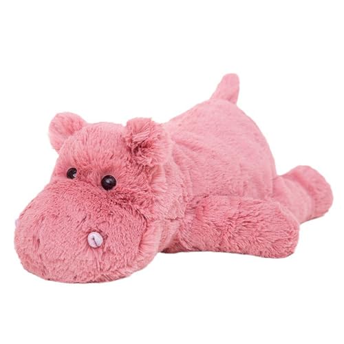 Plüschtier Nilpferd, Kuscheltier Rosa Nilpferd Stofftier, Kuscheltier Nilpferd zum Kuscheln und Spielen, Geschenk für jedes Alter und jeden Anlass (35 cm,rosa) von Champracer