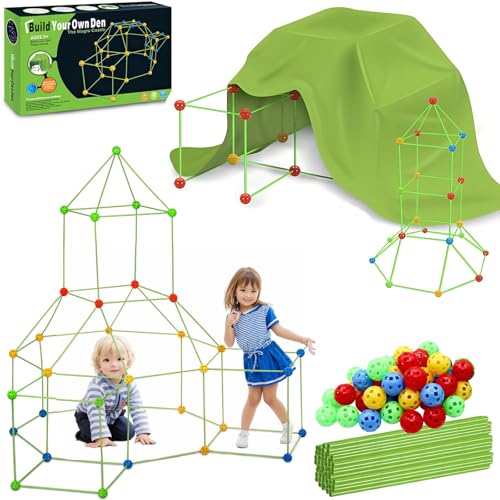 122pcs Kreatives DIY Bauspielzeug, DIY HöHle Kinder Konstruktionsspielzeug, Höhle Bauen Kinder,Spielhaus Indoor,Konstruktionsspielzeug,Creative Forts,Höhle Bauen FüR MäDchen Jungen 122pcs Kreatives DIY Bauspielzeug, DIY HöHle Kinder Konstruktionsspielzeug, Höhle Bauen Kinder,Spielhaus Indoor,Konstruktionsspielzeug,Creative Forts,Höhle Bauen FüR MäDchen Jungen von ChaneeHann