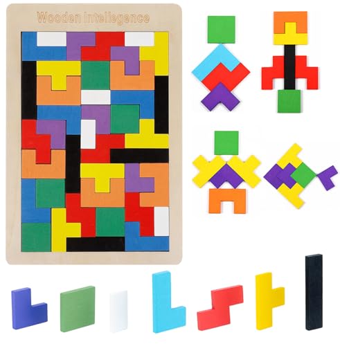 40 Stück Tangram Puzzle Gehirntraining Spielzeug für Kinder,Tangram Puzzle Kinder, Montessori Spielzeug, Geometrische Blöcke Holz Puzzle Box Gehirn Spiele für Kinder frühe Pädagogische 40 Stück Tangram Puzzle Gehirntraining Spielzeug für Kinder,Tangram Puzzle Kinder, Montessori Spielzeug, Geometrische Blöcke Holz Puzzle Box Gehirn Spiele für Kinder frühe Pädagogische von ChaneeHann