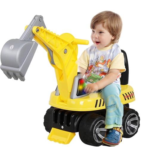 Kinder Sitzbagger mit drehbarer und Verstellbarer Schaufel, Bagger Spielzeug, Sandbagger, Schaufelbagger, Auto Kinderspielzeug Bagger mit Lichtern und Mehrfacher Musik für Kinder 3 4 5 6 7Jahre Kinder Sitzbagger mit drehbarer und Verstellbarer Schaufel, Bagger Spielzeug, Sandbagger, Schaufelbagger, Auto Kinderspielzeug Bagger mit Lichtern und Mehrfacher Musik für Kinder 3 4 5 6 7Jahre von ChaneeHann
