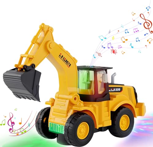 ChaneeHann Bulldozer Spielzeug, Bulldozer Kinder,Baustellenfahrzeuge Kinder,Automatisches Gehen Bagger mit Sound und Licht, Auto Kinderspielzeug, Bagger Spielzeug Ab 3 Jahre ChaneeHann Bulldozer Spielzeug, Bulldozer Kinder,Baustellenfahrzeuge Kinder,Automatisches Gehen Bagger mit Sound und Licht, Auto Kinderspielzeug, Bagger Spielzeug Ab 3 Jahre von ChaneeHann