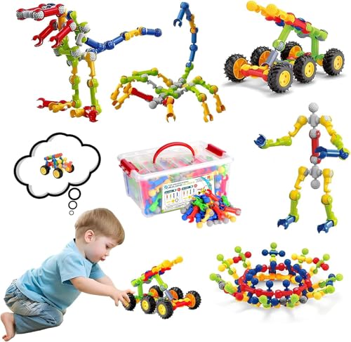 Konstruktionsspielzeug,110-teiliges Gebäude Kit,pädagogisches Bauspielzeug Set,für Kinder im Alter von 4, 5, 6, 7, 8, 9, 10, 11, 12 Jungen und Mädchen,kreative und lehrreiche Kinderspielzeugprojekte Konstruktionsspielzeug,110-teiliges Gebäude Kit,pädagogisches Bauspielzeug Set,für Kinder im Alter von 4, 5, 6, 7, 8, 9, 10, 11, 12 Jungen und Mädchen,kreative und lehrreiche Kinderspielzeugprojekte von ChaneeHann