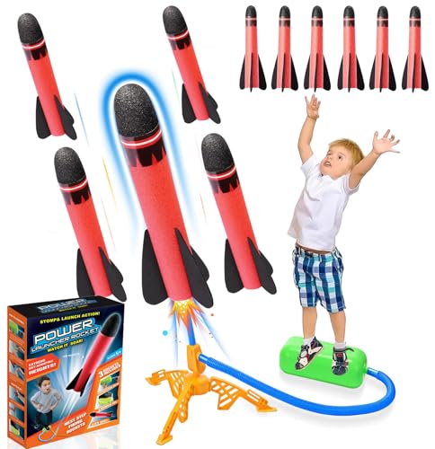 ChaneeHann Raketen Spielzeug für Kinder, Garten Spielzeug Mit 6 Schaumraketen, Outdoor Spiele OsternGeschenke Geschenke für Draußen Kinderspielzeug ab 3-12 Jahre ChaneeHann Raketen Spielzeug für Kinder, Garten Spielzeug Mit 6 Schaumraketen, Outdoor Spiele OsternGeschenke Geschenke für Draußen Kinderspielzeug ab 3-12 Jahre von ChaneeHann
