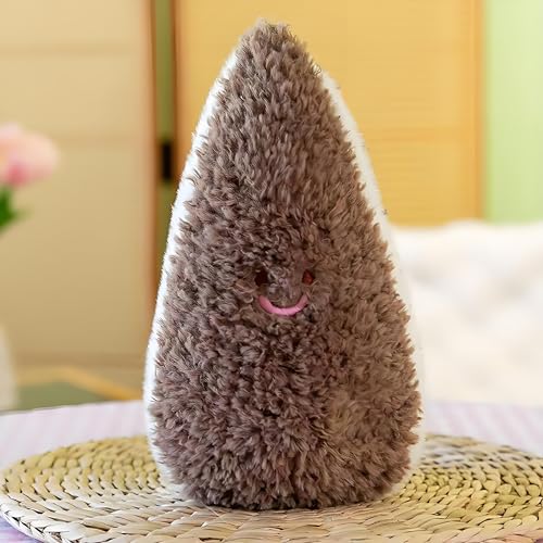 ChangTsingLee Kuscheltier Süße Kuscheltiere GemüseplüSchspielzeug Stofftier Aus Weichem Plüsch Niedliches PlüSchtier Für Kinder & ErwachseneDunkelbraune Melonensamen 20cm von ChangTsingLee
