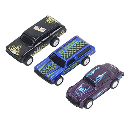 Changor Kinderfahrzeug-Modellspielzeug, Gute Sammlung, 3-teiliges Rückziehauto-Set für über 3 Jahre von Changor