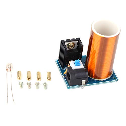 Changor Tesla Spule, Mini Musik Plasma Lautsprecher DIY Kits, Plasma Lautsprecher DIY Kits, Jugendliche, Teenager und Studenten, unisex, Physik, MINT-Fächer Changor Tesla Spule, Mini Musik Plasma Lautsprecher DIY Kits, Plasma Lautsprecher DIY Kits, Jugendliche, Teenager und Studenten, unisex, Physik, MINT-Fächer von Changor