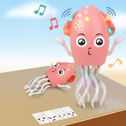 Changtai Elektrischer Tanzender Oktopus Spielzeug, Electric Dancing Octopus Toy, Elektrische Krake Pädagogische mit Led & Musik, Tanzendes und singendes Musikspielzeug Geschenk für Jungen Mädchen Changtai Elektrischer Tanzender Oktopus Spielzeug, Electric Dancing Octopus Toy, Elektrische Krake Pädagogische mit Led & Musik, Tanzendes und singendes Musikspielzeug Geschenk für Jungen Mädchen von Changtai
