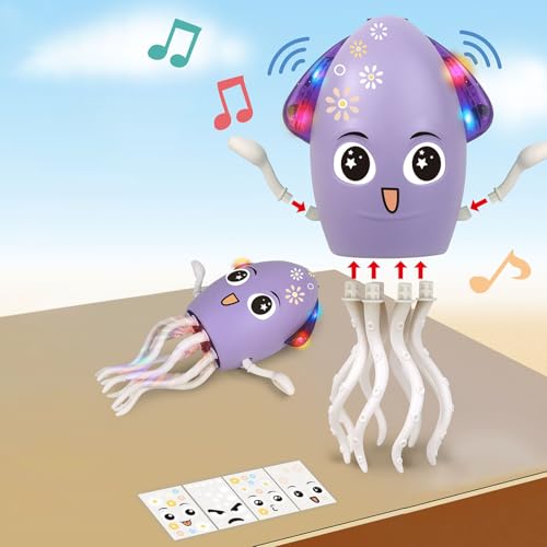 Changtai Elektrischer Tanzender Oktopus Spielzeug, Electric Dancing Octopus Toy, Elektrische Krake Pädagogische mit Led & Musik, Tanzendes und singendes Musikspielzeug Geschenk für Jungen Mädchen Changtai Elektrischer Tanzender Oktopus Spielzeug, Electric Dancing Octopus Toy, Elektrische Krake Pädagogische mit Led & Musik, Tanzendes und singendes Musikspielzeug Geschenk für Jungen Mädchen von Changtai