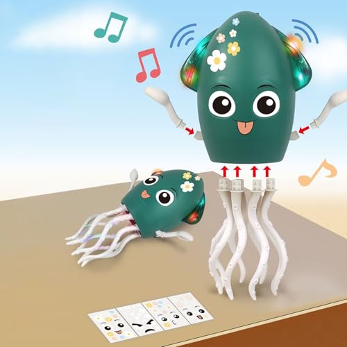 Changtai Elektrischer Tanzender Oktopus Spielzeug, Electric Dancing Octopus Toy, Elektrische Krake Pädagogische mit Led & Musik, Tanzendes und singendes Musikspielzeug Geschenk für Jungen Mädchen Changtai Elektrischer Tanzender Oktopus Spielzeug, Electric Dancing Octopus Toy, Elektrische Krake Pädagogische mit Led & Musik, Tanzendes und singendes Musikspielzeug Geschenk für Jungen Mädchen von Changtai