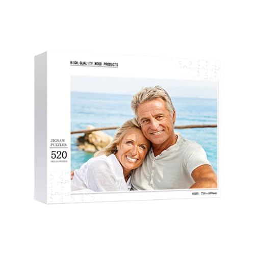 Changtai Fotopuzzle 520 Teile - Individuelles Puzzle mit Eigenem Bild, Text, Namen - Personalisiertes Geschenk für Erwachsene, Jungen, Mädchen und Kinder von Changtai