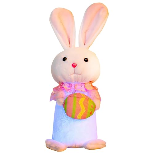 Changtai Osterhase Kuscheltier, Osterhase Plüschtier Hase Figuren Kaninchen Osterdeko Ostern Deko Hasen Spielzeug Geschenke für Kinder Jungen Mädchen von Changtai