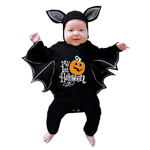 Kostüme für Baby Halloween Cartoon Print Kleinkinderoutfits Karneval Onesie Strampler Langarm Baby-Kostüm Halloween Kostüm Kinder Jungen 104 für Neugeborenes Kind von Chanpning