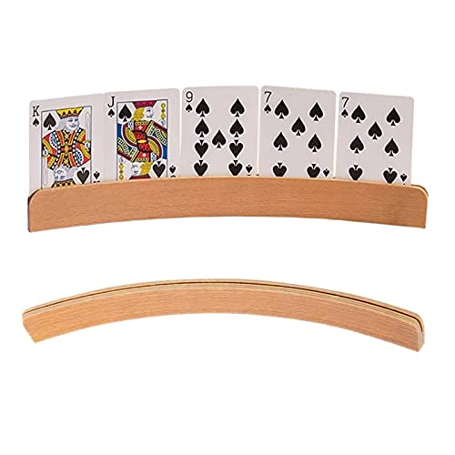 Chansunokku 2 Stück Spielkartenhalter Kinder, Kartenhalter Aus Holz Für Spielkarten, Freisprech Spielkartenständer, Kartenständer Poker Halter Für Kinder, Senioren, Erwachsen, Behinderte Chansunokku 2 Stück Spielkartenhalter Kinder, Kartenhalter Aus Holz Für Spielkarten, Freisprech Spielkartenständer, Kartenständer Poker Halter Für Kinder, Senioren, Erwachsen, Behinderte von Chansunokku
