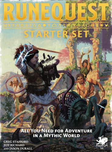 Chaosium CHA4035-X Runequest Starter-Set (Buch) Zubehör, Mehrfarbig von Chaosium
