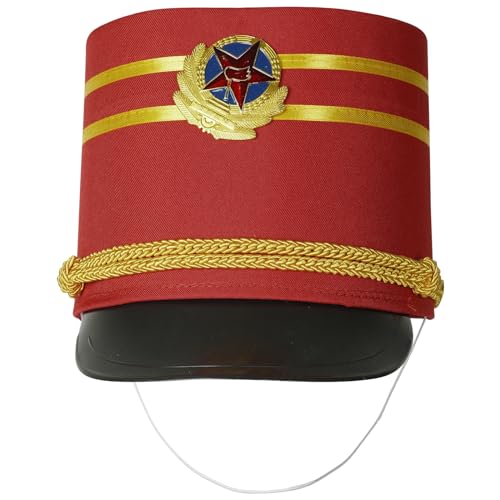 Chaoyinn Kind Junge Mädchen Hut Majorette Trommel Schlagzeuger Hut Soldat Spielzeug Mütze Drum Band Fanfare Kostüm Fest Bühne Auftritt Cosplay Typ H Rot Einheitsgröße Chaoyinn Kind Junge Mädchen Hut Majorette Trommel Schlagzeuger Hut Soldat Spielzeug Mütze Drum Band Fanfare Kostüm Fest Bühne Auftritt Cosplay Typ H Rot Einheitsgröße von Chaoyinn