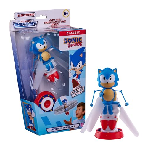 Character Options Flying Heroes Hover and Spin Sonic The Hedgehog Actionspielzeug | Elektronische echte Flugaktion! handgesteuerte Hover-Action, Jungen ab 6 Jahren Character Options Flying Heroes Hover and Spin Sonic The Hedgehog Actionspielzeug | Elektronische echte Flugaktion! handgesteuerte Hover-Action, Jungen ab 6 Jahren von Character Options