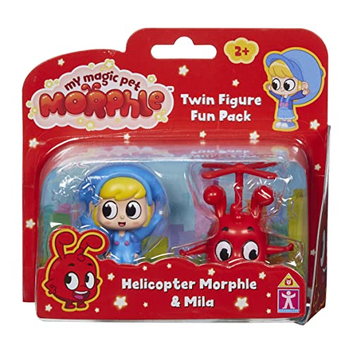 Character Options MORPHLE Twin Figure Fun Pack, Moonbug Toys, Imaginative Play Figure Set, Gift for 2-5 Year Old von Character Options