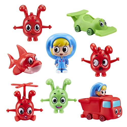 Character Options Mega Morphle Figure & Vehicle Pack, Preschool Scaled Figures, Push Along Moulded Mini Vehicles, Imaginative Play, moonbug, Gift for 2-5 Year Old von Character Options