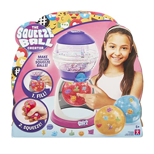 The Squeeze Ball Creator Kreativer wiederverwendbarer Quetschball Maker für Jungen und Mädchen - Mix Füllen und Drücken Wiederverwendbares Stressball Spielset mit Zubehör von Character Options
