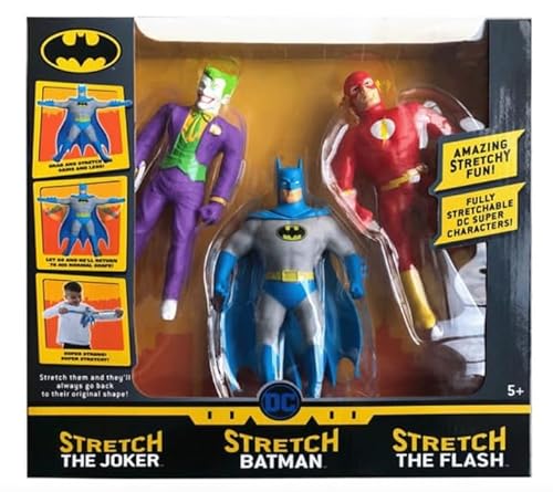 Character Options DC Stretch Batman, Joke & Flash 3 Figuren Pack von Character Options