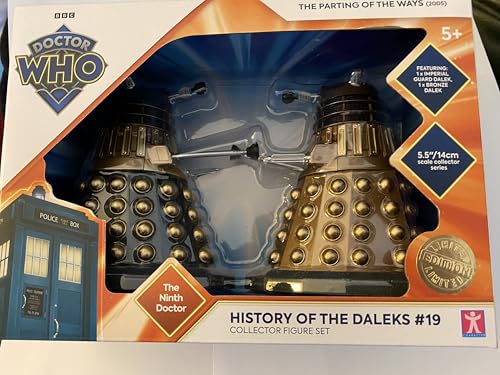 History of the Daleks 19 parting of the ways collector figure set History of the Daleks 19 parting of the ways collector figure set von Character Options