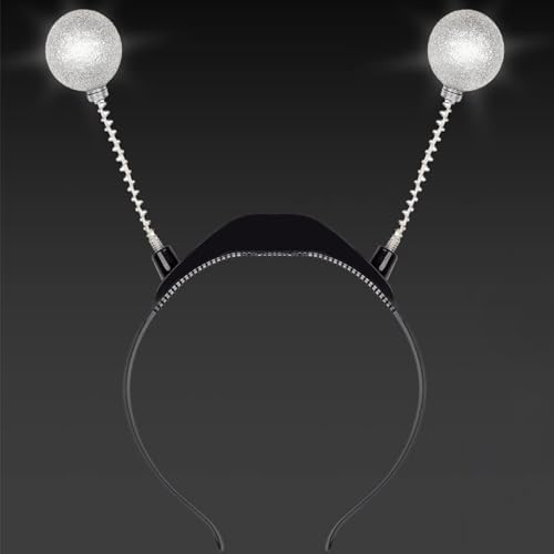 Alien Kostüm Damen, Leuchtende Alien Haarreif Space Girl Kostüm Damen Herren Kinder, LED Weltall Kostüm Damen Silvester Haarschmuck Haarreif, Glitzer Disco Bälle Accessoire Fasching Karneval Halloween Alien Kostüm Damen, Leuchtende Alien Haarreif Space Girl Kostüm Damen Herren Kinder, LED Weltall Kostüm Damen Silvester Haarschmuck Haarreif, Glitzer Disco Bälle Accessoire Fasching Karneval Halloween von Charfia