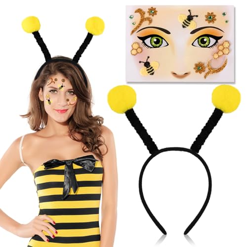 Bienen Kostüm Damen Accessoire, Bienen Haarreif Erwachsene Kinder und Gesicht Tattoo Bienenkostüm Erwachsene Kinder Haarreif Fasching Damen Kostüm Biene Fühler Haarreif Damen Bienen Tattoo Gesicht Bienen Kostüm Damen Accessoire, Bienen Haarreif Erwachsene Kinder und Gesicht Tattoo Bienenkostüm Erwachsene Kinder Haarreif Fasching Damen Kostüm Biene Fühler Haarreif Damen Bienen Tattoo Gesicht von Charfia