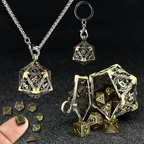 DND Würfel Set, 7 Stück DND Dice Set Würfelset für Dungeon und Dragons MTG RPG D&D D20, D12, D10, D%, D8, D6, D4, Polyedrische Würfel Set DND Zubehör Geschenk DND Würfel Set, 7 Stück DND Dice Set Würfelset für Dungeon und Dragons MTG RPG D&D D20, D12, D10, D%, D8, D6, D4, Polyedrische Würfel Set DND Zubehör Geschenk von Charfia