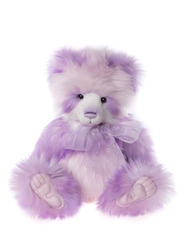 Charlie Bears 2023 Annette Schöner rosa Plüsch Panda Teddybär Flauschig von Charlie Bears
