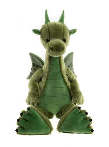 Charlie Bears Deck Bearhouse Dragon Teddybär - Plüsch Sammeldrache mit weichem Fell und fesselndem Design von Charlie Bears