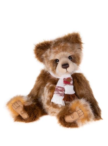 Charlie Bears Lebkuchenkeks Plüsch-Kollektion, Teddybär, Winterkleidung, Schal, brauner Plüschbär, handgefertigt, Sammlerstück, vollständig verbunden, ab 3 Jahren Charlie Bears Lebkuchenkeks Plüsch-Kollektion, Teddybär, Winterkleidung, Schal, brauner Plüschbär, handgefertigt, Sammlerstück, vollständig verbunden, ab 3 Jahren von Charlie Bears